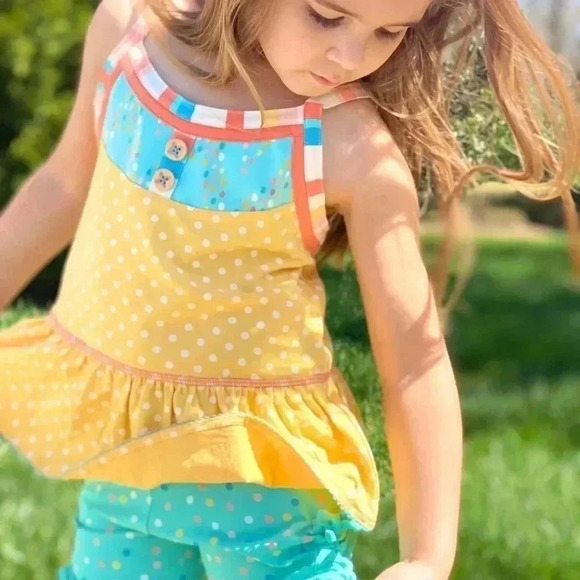 Matilda Jane‎ "So Sunny" Ruffle Tank Top Girls Size 10 NWT - Picture 9 of 9